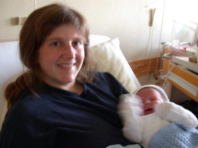 Mit der Mama...