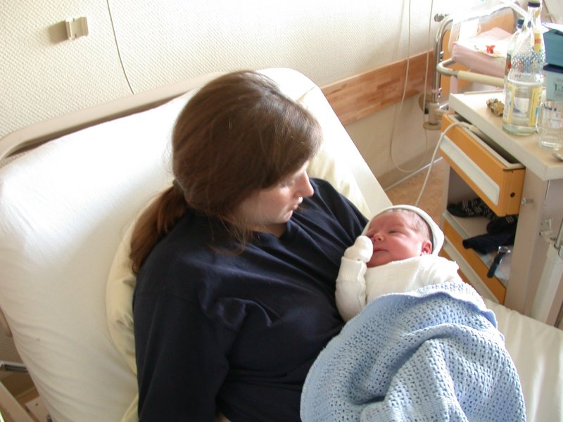 Mit der Mama...